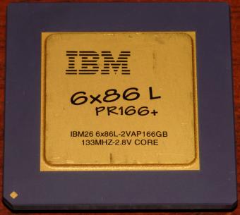 IBM 6x86 L PR166+ CPU IBM26 (6x86L-2VAP166GB) 133MHz 2,8V Core, (Low Voltage) Cyrix USA 1995